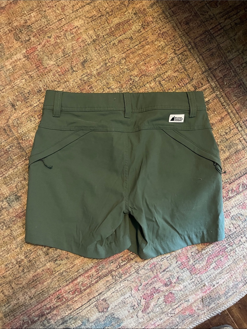MEC Women's Olive Athletic Trail Shorts - Picture 2 of 2